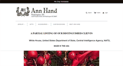 Desktop Screenshot of annhand.com